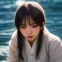 妖精动漫资讯编辑林林的半身像，短发女性在电脑前专注查看数据，屏幕光线映在脸上